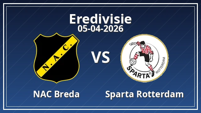 Thumbnail for NAC Breda vs Sparta Rotterdam