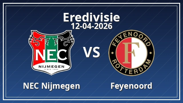 Thumbnail for NEC Nijmegen vs Feyenoord