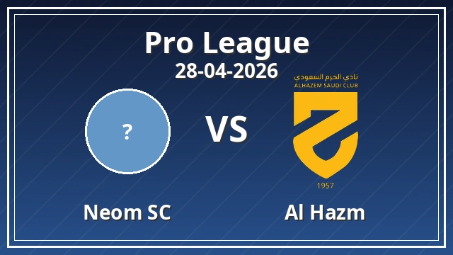Thumbnail for Neom SC vs Al Hazm