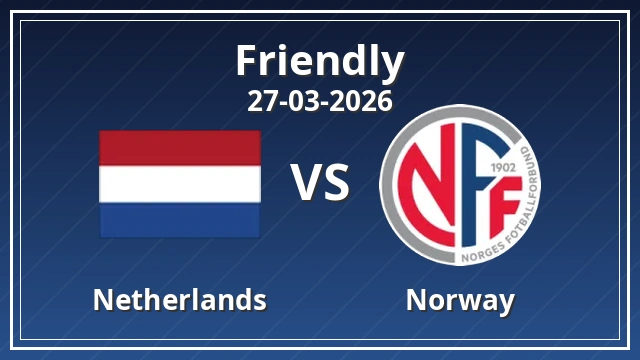 Thumbnail for Netherlands vs Norway
