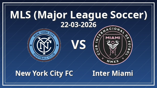 Thumbnail for New York City FC - Inter Miami CF