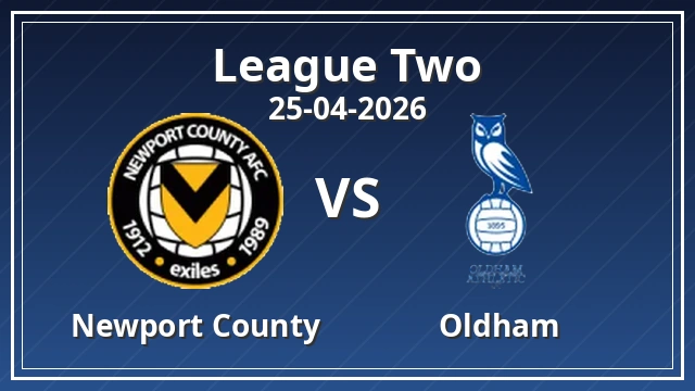 Thumbnail for newport county - oldham athletic