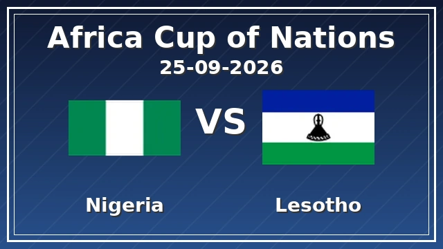 Nigeria vs Lesotho