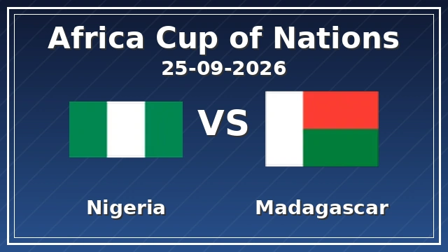 Nigeria vs Madagascar