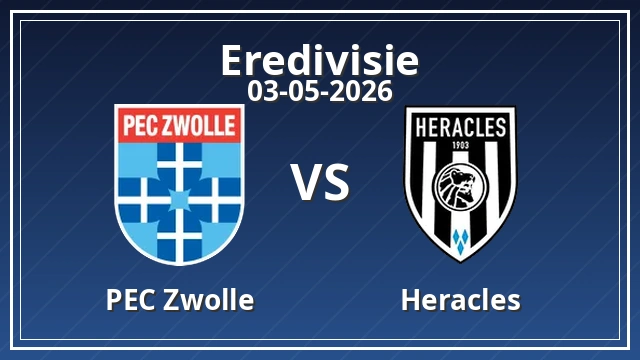 Thumbnail for PEC Zwolle vs Heracles
