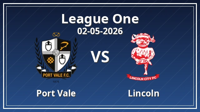Thumbnail for Port Vale vs Lincoln