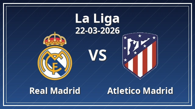 Thumbnail for Real Madrid vs Atletico Madrid