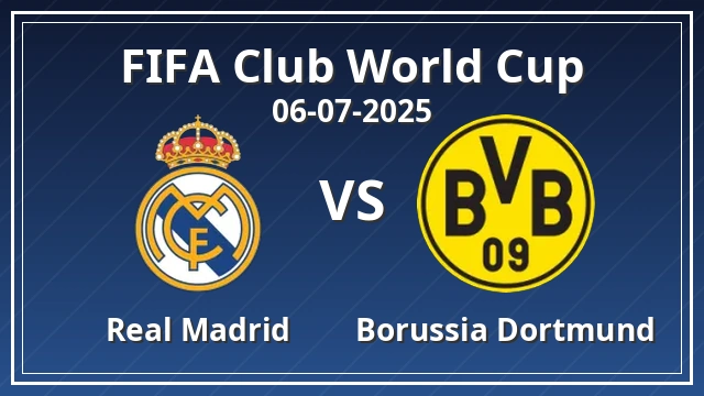 Thumbnail for Real Madrid vs Borussia Dortmund
