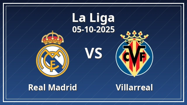 Thumbnail for Real Madrid vs Villarreal