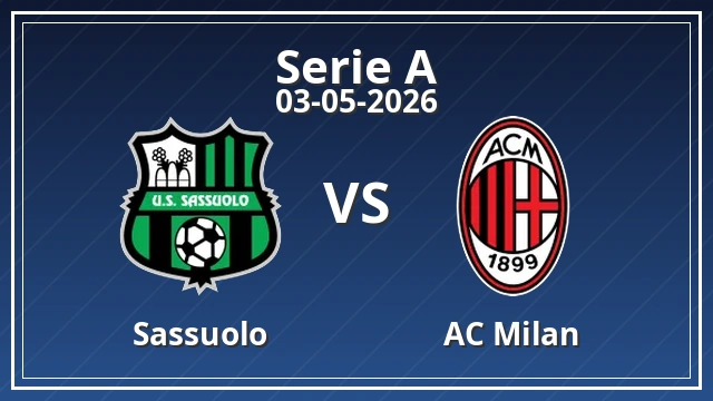 Thumbnail for Sassuolo vs AC Milan