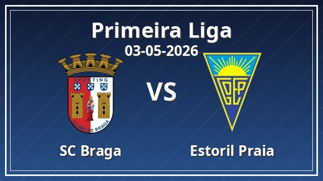 Thumbnail for SC Braga vs Estoril Praia