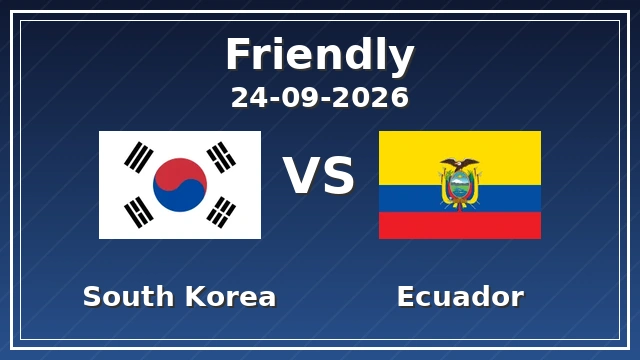 South Korea vs Ecuador