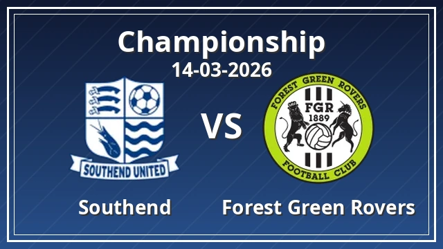 Thumbnail for Southend vs Forest Green Rovers