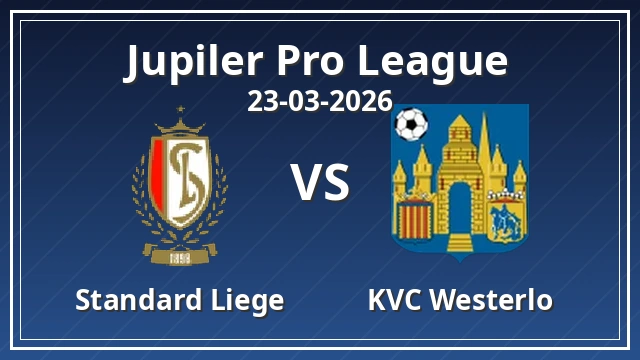 Thumbnail for Standard Liege vs KVC Westerlo