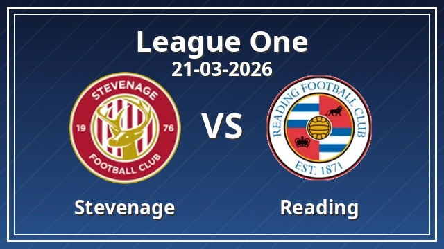 Thumbnail for Stevenage vs Reading