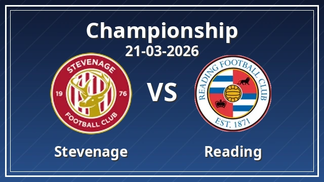 Thumbnail for Stevenage vs Reading