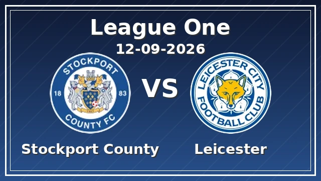 stockport county - leicester city