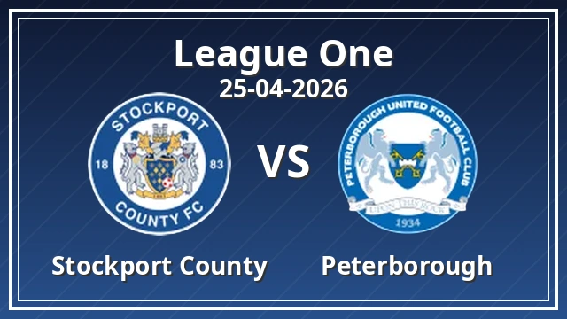 Thumbnail for Stockport County vs Peterborough
