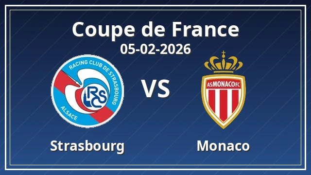 Thumbnail for Strasbourg vs AS Monaco
