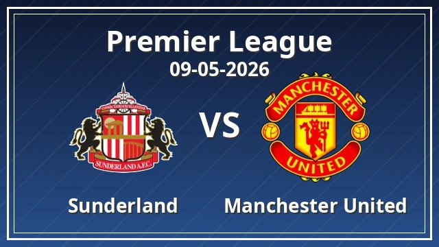 Thumbnail for Sunderland vs Manchester United