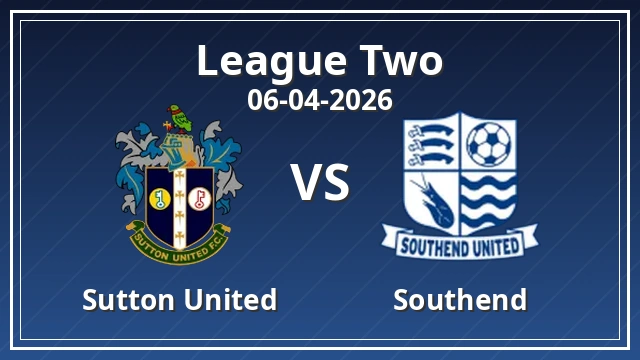 Thumbnail for Sutton United vs Southend