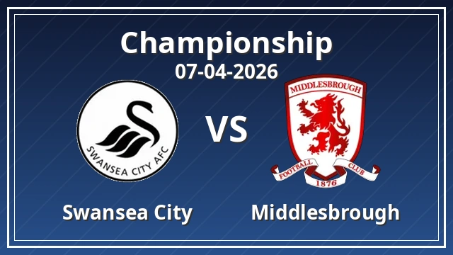 Thumbnail for Swansea City vs Middlesbrough