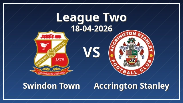 Thumbnail for Swindon Town vs Accrington Stanley