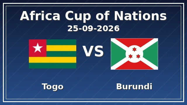 Togo vs Burundi