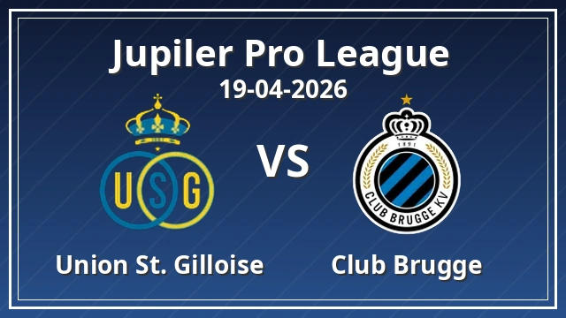 Thumbnail for Union St. Gilloise vs Club Brugge