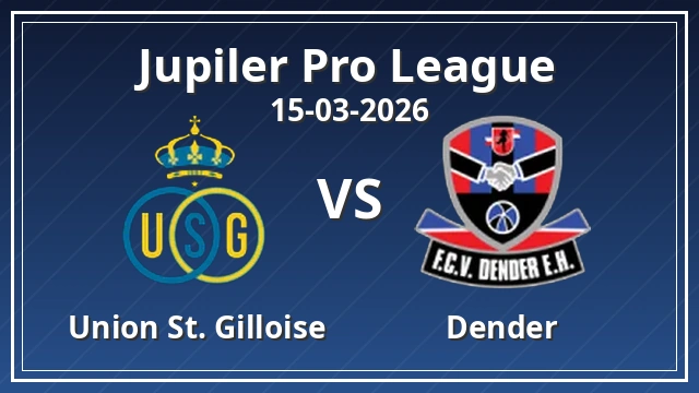 Thumbnail for Union St. Gilloise vs Dender