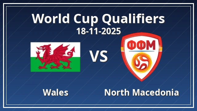 Thumbnail for Wales vs North Macedonia