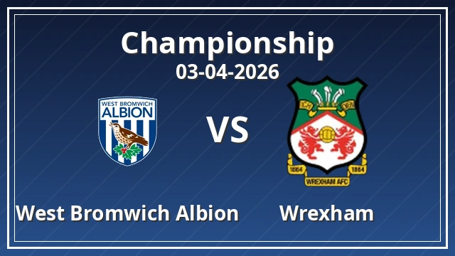 Thumbnail for West Bromwich Albion vs Wrexham