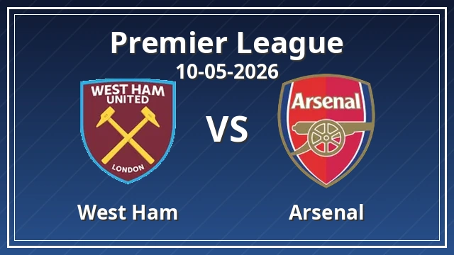 Thumbnail for West Ham vs Arsenal