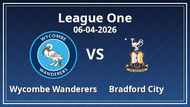Thumbnail for Wycombe Wanderers vs Bradford City