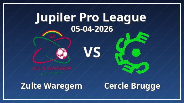 Thumbnail for Zulte Waregem vs Cercle Brugge